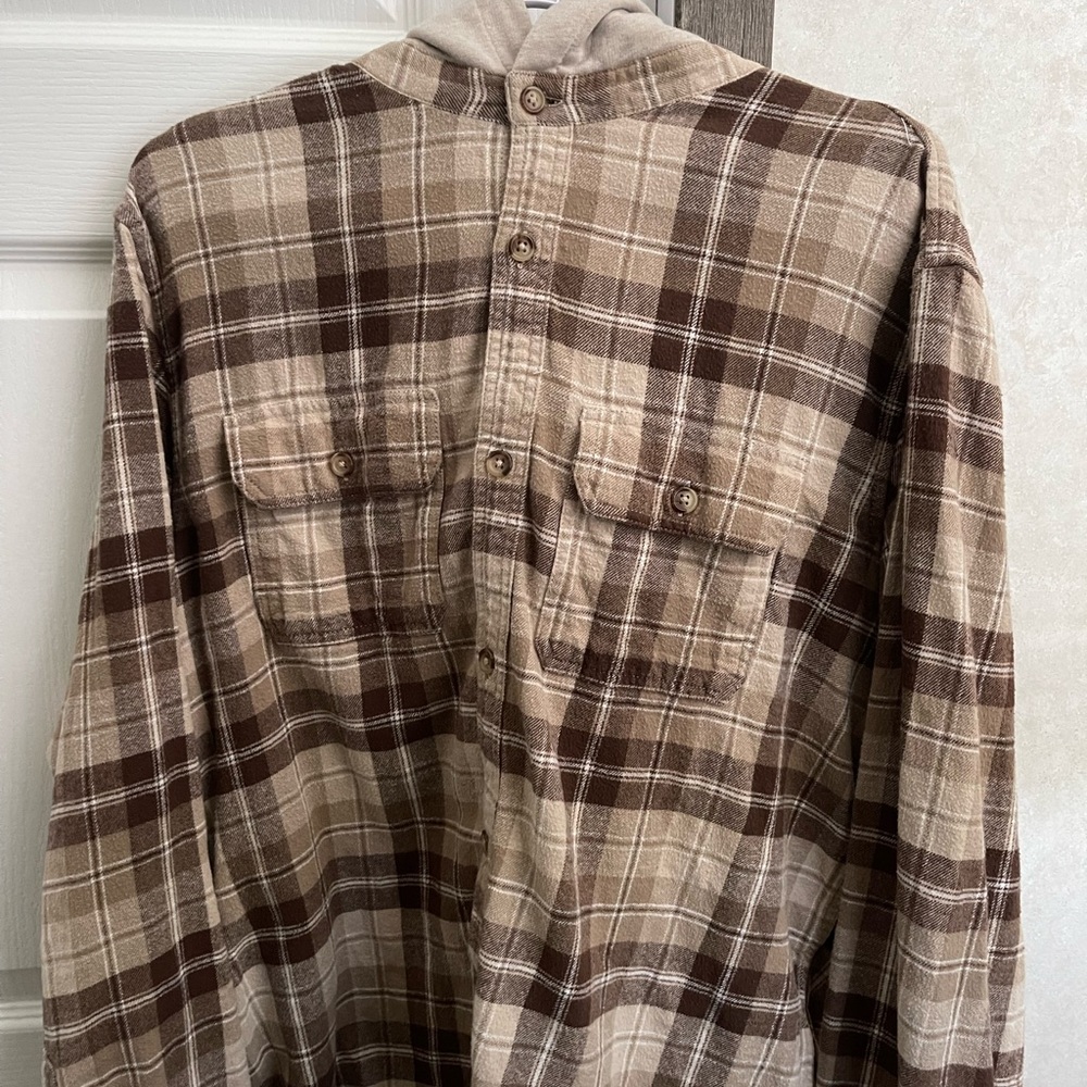 Old Navy Men’s Hooded Flannel